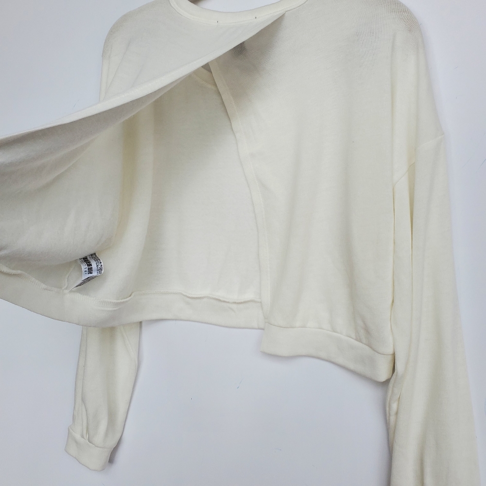 FOREVER 21 Crop Sweatshirt Size L NWOT